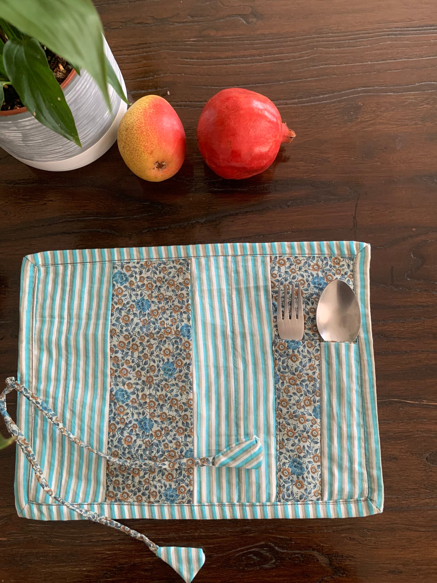 Roll up Table Mat and Cutlery case